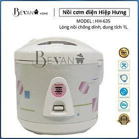 Mua Nồi cơm mini hàng chính hãng Hiệp Hưng HH-635 giao theo màu ngẫu nhiên  Bevano  giá nồi cơm điện mini cơ 1L phù hợp với sinh viên và căn hộ nhỏ  phòng trọ tập thể