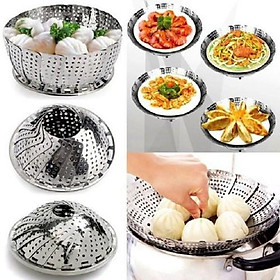 Mua Xửng hấp inox gấp gọn tiện dụng