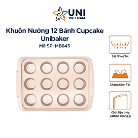 Mua KHUÔN NƯỚNG 12 BÁNH CUPCAKE UNIBAKER MB843