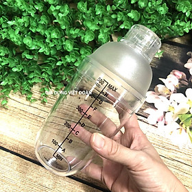 Mua Bình lắc pha chế Cocktail cà phê trà sữa nước trái cây - Dụng cụ nhựa trong suốt có chia vạch dễ định lượng (500-700ml)