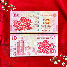 SỈ TỜ LƯU NIỆM LÌ XÌ MACAO HÌNH CON RỒNG 2024