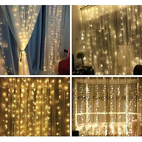 Mua Đèn rèm led  đèn led rèm mưa màu vàng ấm giá tốt nhất