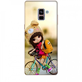 Ốp lưng dành cho điện thoại  SAMSUNG GALAXY A8 PLUS 2018 Baby anh Bicycle Mẫu 2