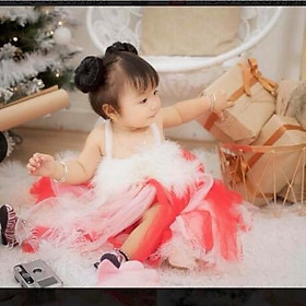 Tóc giả búi natra 50k Búi mini tròn cặp mỏ vịt cho bé giá 1 bên