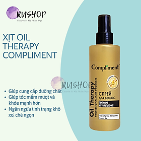 Xịt Dưỡng Tóc Compliment Oil Therapy Argan