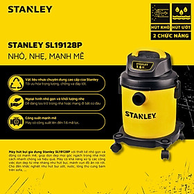 Mua Máy Hút Bụi Gia Đình Stanley SL19128P - 9L - 1.6 peak HP - Hút Bụi Khô & Ướt - Hàng Chính Hãng