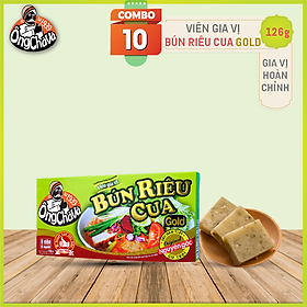 Combo 10 hộp gia vị viên Bún Riêu Cua Ông Chà Và 126g