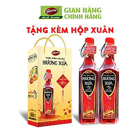 Hộp Xuân Nước mắm cá cơm Phú Quốc Hương Xưa 750ml