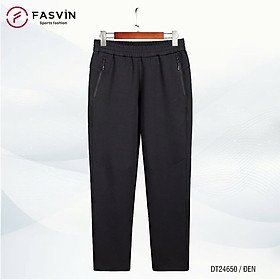 Quần Thun Thể Thao Nam Fasvin DT24650.HN Vải Nỉ 01 Lớp Dáng Xuông Thoải Mái Hàng Nhà Máy