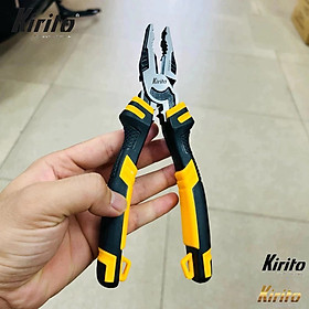 Bộ kềm công nghiệp cao cấp thương hiệu Kirito nhật hỗ trợ 30% lực cắt, có ép cos, màu sắc Vàng Đen