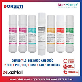 Mua Combo 7 lõi lọc nước Korihome Hàng chính hãng dùng cho máy lọc nước Korihome WPK-908