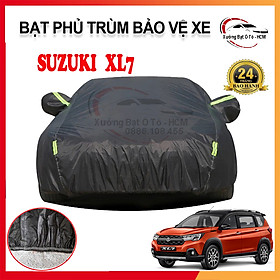 [SUZUKI XL7] Bạt Phủ Xe Ô Tô 3 Lớp Chất Liệu Polyester Cao Cấp Cho Xe SUZUKI XL7, Bạc Phủ Trùm Bảo Vệ Che Nắng, Chống Nóng, Che Mưa Tuyệt Đối 100%, Bạt Của Xưởng May Theo Kích Cỡ Xe Cam Kết Vừa Xe 100% Và Bảo Hành 2 Năm