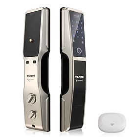 Khóa cửa điện tử VICKINI 39810.002 MSN. Mở bằng vân tay, mật mã, thẻ từ, chìa cơ, app. Hàng chính hãng
