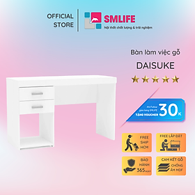 Bàn máy tính bằng gỗ tiện dụng SMLIFE Daisuke