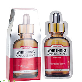 Mặt nạ tinh chất Nature Beauty trắng da Hàn Quốc màu đỏ (10 miếng)