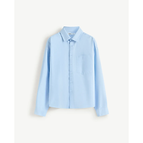 Áo Sơ Mi Nam Smart shirt Tay Dài Cổ Bẻ Form Boxy - ROUTINE 10F25SHL014