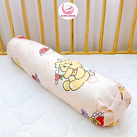 Gối ôm cho trẻ em Katina House, KT 70cm, vải tencel 60s gòn lông vũ siêu êm mềm, mát lạnh