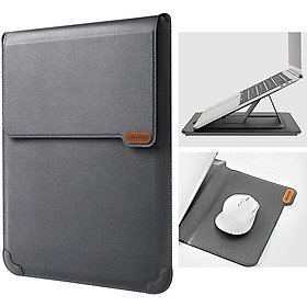 Túi chống sốc Macbook Laptop đa năng kiêm giá đỡ & miếng lót chuột hiệu Nillkin Sleeve Case Stand Adjustable hỗ trợ làm việc bảo vệ 360 độ - hàng chính hãng