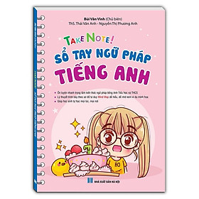 ￼Sách - TAKE NOTE ! Sổ Tay Ngữ Pháp Tiếng Anh