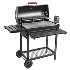 Bếp Nướng Than Hoa Sân Vườn Cao Cấp BBQ05 Có Moto Xoay