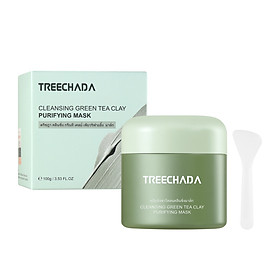 Mặt nạ bùn trà xanh giảm mụn làm sạch da TreeChada Cleansing Mask Thái Lan 100g