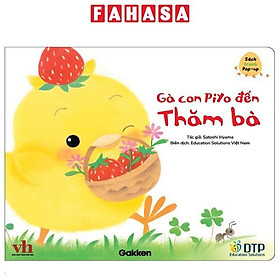 Sách - Sách Tranh Pop-Up - Gà Con Piyo Đến Thăm Bà