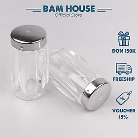 Mua Hủ tăm nhựa Bam House chất nhựa Acrylic thon gọn cao cấp HTN05