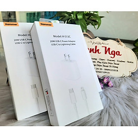 Mua Bộ sạc  H-S13C White dành cho iphone ( cổng Type-C 20W  cáp dài 1m)-Hàng chính hãng
