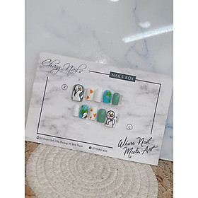 Nail Box thiết kế thủ công ChangNails - Họa tiết The DUCK cá tính - M
