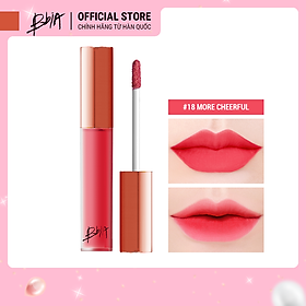 Son kem lì Bbia Last Velvet Lip Tint - 18 More Cheerful 5g (Màu hồng tươi)