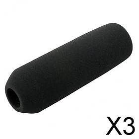 3xLong Foam Sponge Windscreen  Cover for Microphone