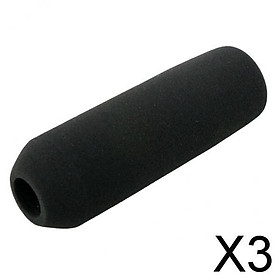 3xLong Foam Sponge Windscreen Shotgun Cover for Microphone