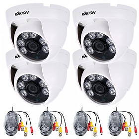 Bộ 4 Camera Quan Sát AHD 720P Có Dây Kkmoon
