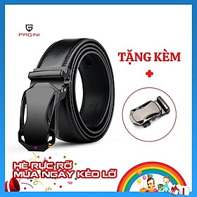 Thắt lưng nam DL09B khóa tự động - Tặng thêm 1 mặt khóa cao cấp - Dây lưng nam mặt khóa bằng thép không gỉ cao cấp – Dây nịt nam thiết kế sang trọng, lịch lãm