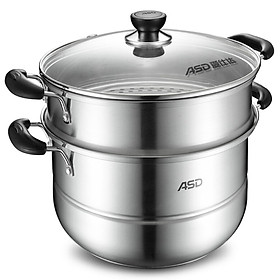 Nồi Hấp 2 Lớp ASD 26cm
