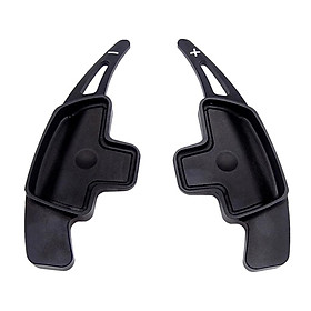 Black Aluminum Alloy Steering Wheel Paddle Shifter Extensions for  A Class