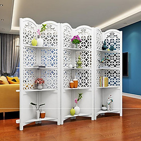 Mua Bình phong phân vùng  đơn giản có kệ bộ 4 tấm