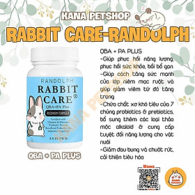 Rabbit Care Randolph Hồi Phục Pet Tiêu Hóa Đường Ruột Thỏ Bọ Chinchilla Sóc Gặm Nhắm