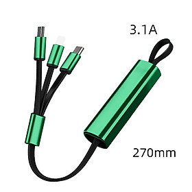 Mua Cáp sạc nhanh đa năng 3 trong 1 mẫu mới tích hợp 3 đầu kết nối (Android  iOS  Type C)
