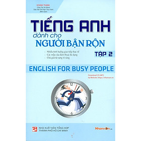 Hình ảnh Tiếng Anh Dành Cho Người Bận Rộn - Tập 2