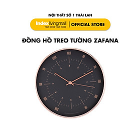 Đồng hồ treo tường trang trí nghệ thuật  ZAFANA | Index Living Mall | Nhập khẩu Thái Lan