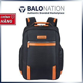 Balo Laptop Phối Da Sakos Empire - Hàng Chính Hãng