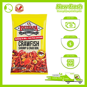 Bột Gia Vị Mỹ Louisiana Crawfish Shrimp & Crab Boil chuyên dùng cho gia vị hải sản - Gói 2.04Kg