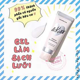 Kem Đánh Răng, Làm Sạch Lưỡi Dạng Gel Nhật Bản SANTA MARCHÉ Tongue Cleaning Gel, Loại Bỏ Mảng Bám, Vết Bẩn, Khử Mùi Hôi Miệng, Giúp Hơi Thở Thơm Tho, Tươi Mát Dài Lâu, Nguồn Gốc Hữu Cơ, An Toàn