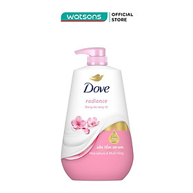 Sữa Tắm Serum Dove Hoa Sakura & Muối Hồng Radiance 900g
