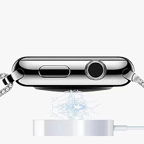 Dây cáp sạc cho đồng hồ Apple Watch Series 1 / 2 / 3 / 4 / 5 / 6 / 7 / 8 / SE cao cấp dài 1 mét - Trắng