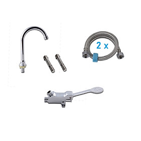 Mua Bộ vòi nước đạp chân - dạng bàn đạp - đầy đủ phụ kiện lắp đặt