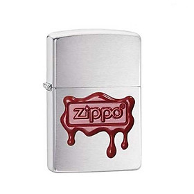 Bật Lửa Zippo 29492 – Zippo Red Wax Seal Brushed Chrome