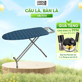 Bàn để ủi, cầu là quần áo dạng đứng khung bằng thép Lebenlang LBL3636 - hàng chính hãng