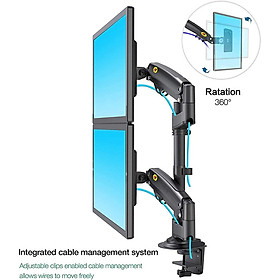 Giá treo 2 màn hình máy tính NB-H180 (Hàng Nhập Khẩu)